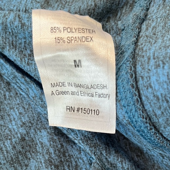 Peloton Embrace Sports Bra Heathered Teal Medium - Picture 6 of 9